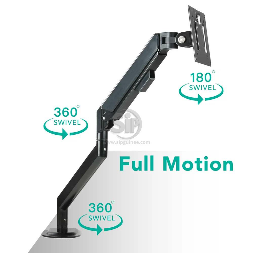 🖥️ Support de Table avec Bras Articulé | Pour Moniteur de 10  à 32 pouces – Fixation VESA